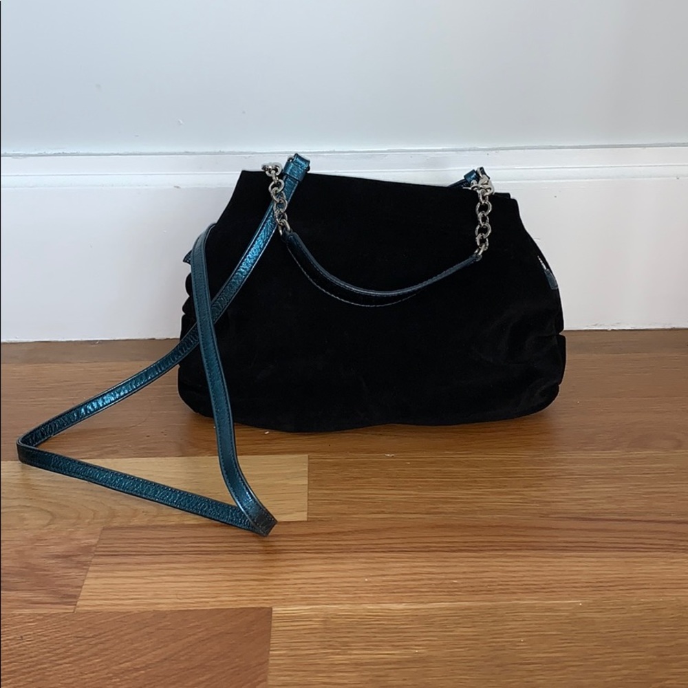 Suede crossbody / clutch